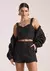 JAQUETA EM TWEED COM BOLSO PRETO (TW3) - By Giselle Hasselmann