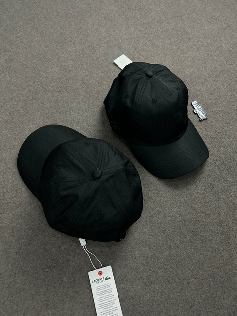 BONÉ LACOSTE SPORT MONOCROMÁTICO - PRETO