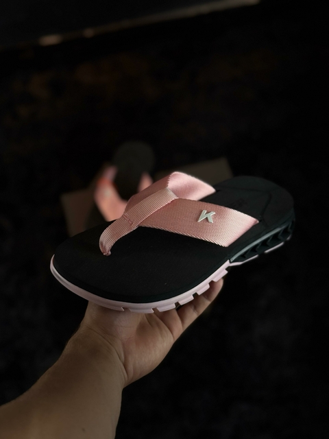 CHINELO RAKKA PRETO/ROSA PINK