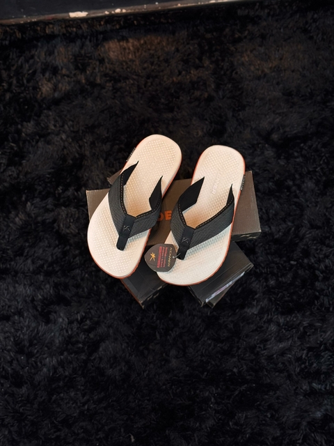 CHINELO ENDURANCE PRO BRANCO/LARANJA