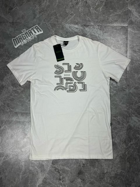 CAMISETA GRIFFE BOSS BRANCA