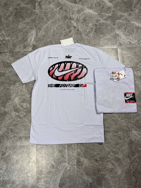 CAMISETA NK AIR MAX THE FUTURE - BRANCA
