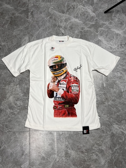 CAMISETA OVERSIZED RJ7 - AYRTON SENNA - SILK
