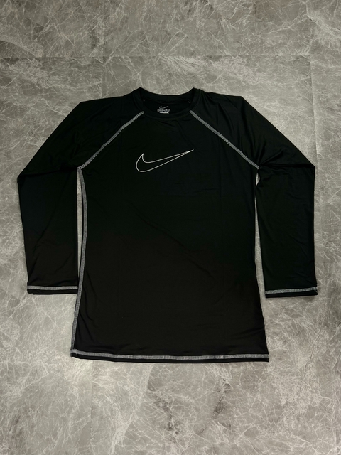 CAMISA NK MANGA LONGA VAZADO COMPRESSÃO