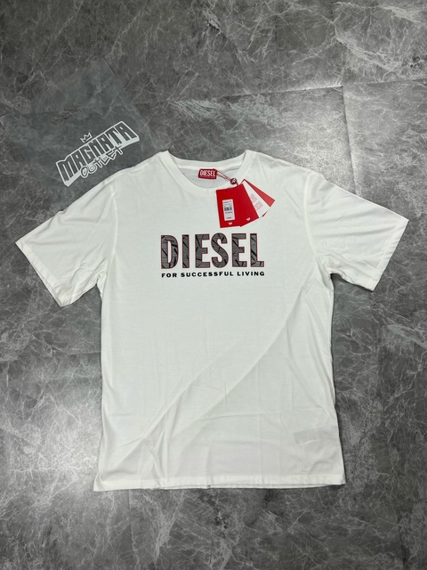 CAMISETA GRIFFE DSL D I E S E L LOGO BRANCA