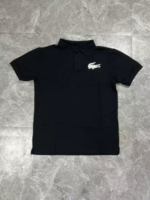 CAMISETA GOLA POLO LCST BIG CROC - ALL BLACK