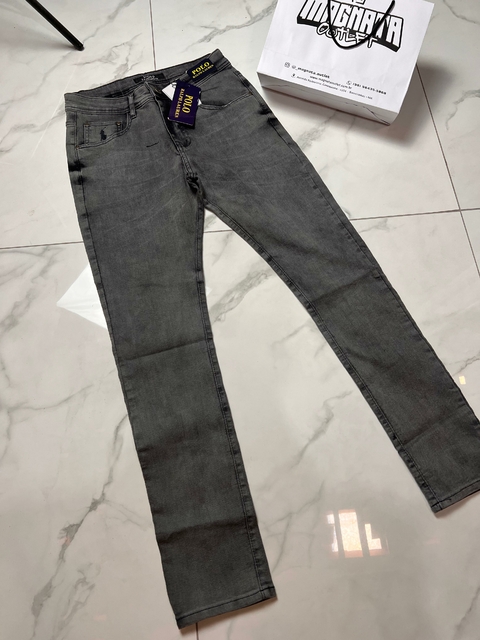 CALÇA JEANS POLO - CINZA CLARA