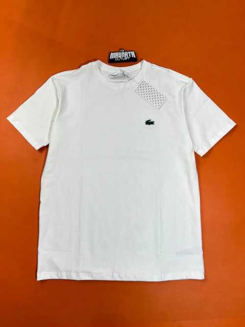 CAMISETA LACOSTE BASIC - OFF WHITE