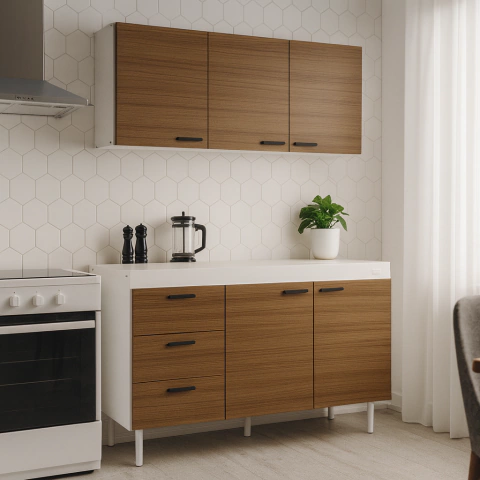 COMBO 120 Cm ALACENA + BAJO MESADA EXPESS - comprar online