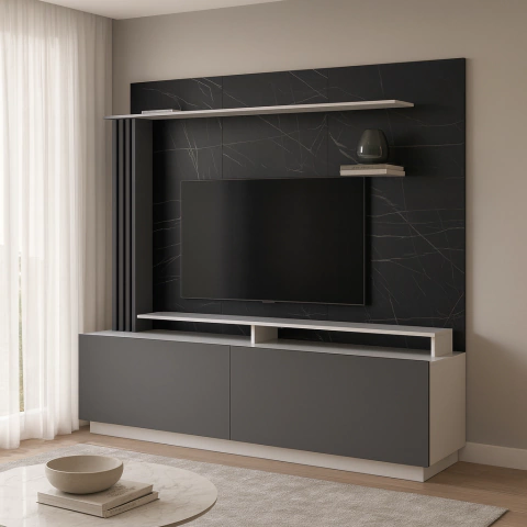 CENTRO DE ENTRETENIMIENTO 2 PUERTAS 180 Cm SCALETTA - comprar online