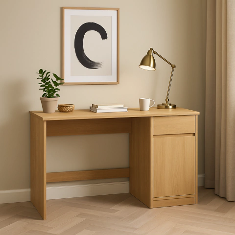 ESCRITORIO 1 PUERTA 1 CAJÓN 109 Cm MESINA - comprar online