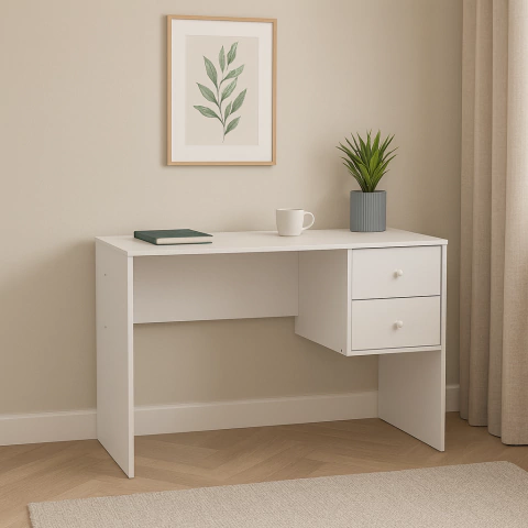 ESCRITORIO 2 CAJONES 116 CM CLASSIC - comprar online