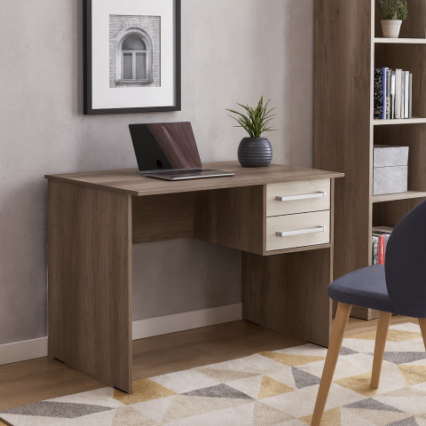 ESCRITORIO 110 CM - LINEA MESINA 2 CAJONES - comprar online