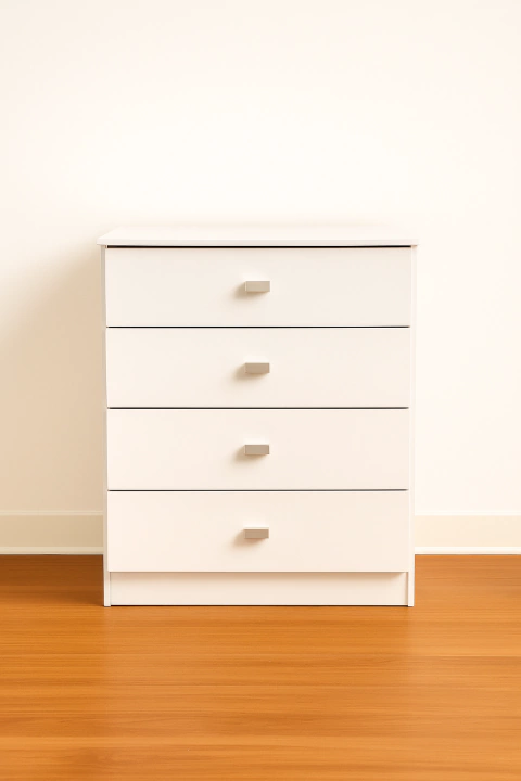 CHIFONIER 4 CAJONES BLANCO - comprar online