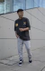 Jeans mom liso gris nevado OS