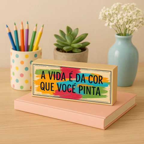 Box Retangular VIDA COR 6X15cm - comprar online