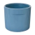 Cachepot Lines Cimento 14x12x14cm Azul