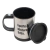 Caneca Mixer de Aço Inox com Tampa 380mL
