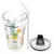 Copo Drink de Vidro com Canudo 450ml 