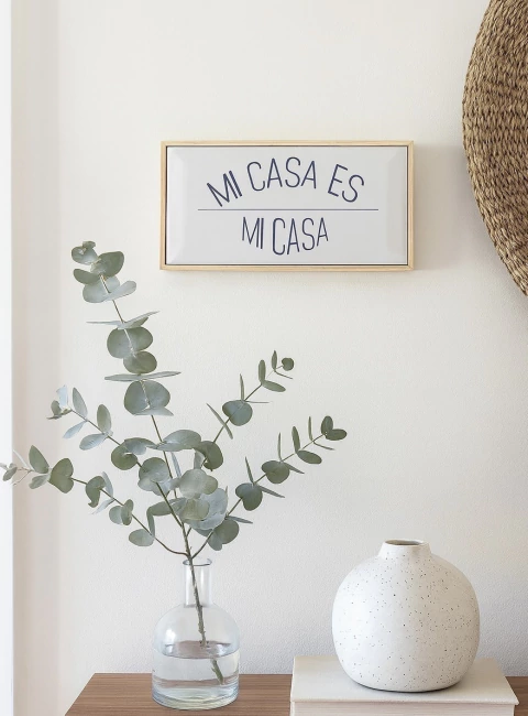 Placa Decorativa de Azulejo Mi Casa - comprar online