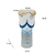 Vaso Big Long Branco Azul Preto