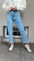 Jeans Mom Fit Deflecado - tienda online