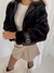 CAMPERA TEDDY NEGRA