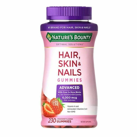 Skin & Nails (cabelo, pele e unhas), 230 Gomas, Nature's Bounty