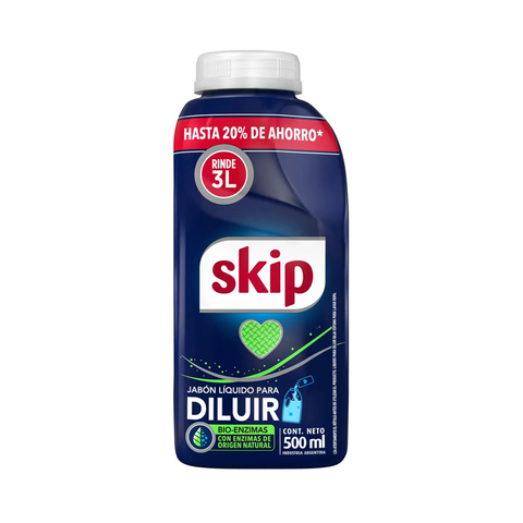 Jabon Liquido Skip P/Diluir X 500 ML