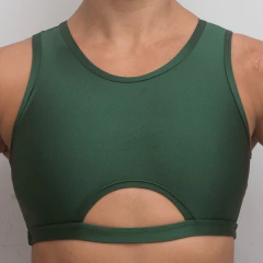 Top Rita com tule na internet