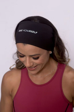 Headband larga Preta - comprar online