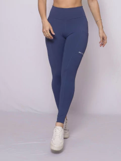 Legging Manu azul marinho com bolso na internet