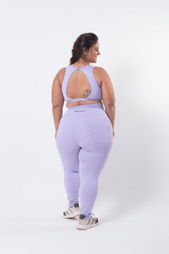 Legging Bárbara Plus cor Lavanda - Be Yourself