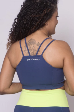 Top Carol Azul Marinho - comprar online