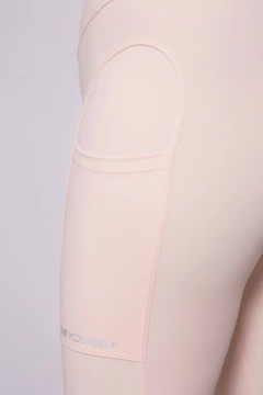 Legging Manu rosa suave com bolso na internet