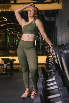 Legging Diana verde militar