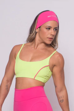 Headband larga Pink na internet