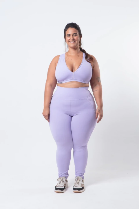 Legging Bárbara Plus cor Lavanda