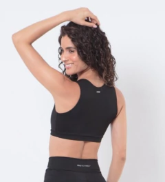 Top Diana preto com bojo - comprar online