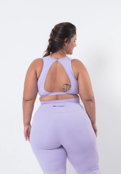Top Bárbara Plus lavanda - comprar online