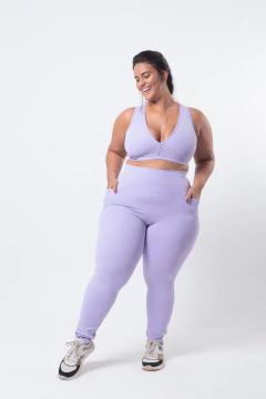Legging Bárbara Plus cor Lavanda na internet