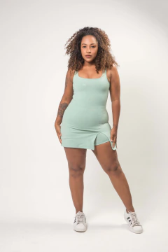 Vestido Lara verde menta - Be Yourself