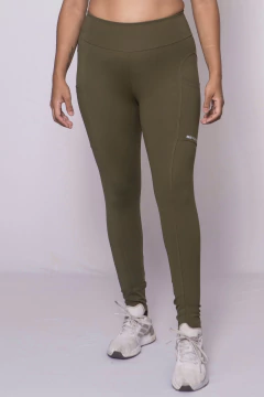 Legging Manu verde militar com bolso na internet