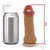 Pênis com Escroto, Ventosa e Vibro - 16 x 4cm - loja online