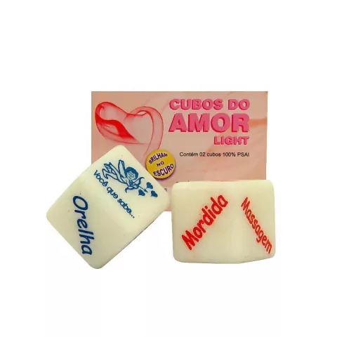 Dados Eróticos Amor Light - Brilha no Escuro