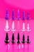 Kit Plug Anal Silicone - 5 Unids. - comprar online