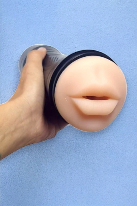 Masturbador Boca Formato Lanterna Com Vibro - Multivelocidade - comprar online