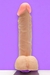 Pênis com Escroto e Vibrador 10 Velocidades Recarregável Zeus 20,5 x 4,5cm Bege - Grande e Grosso - comprar online