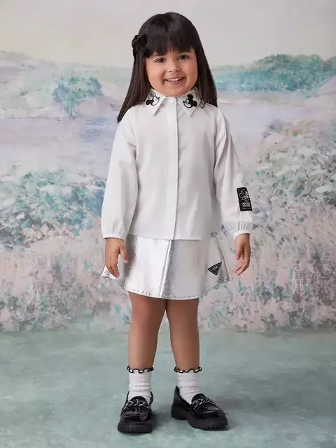 Saia Infantil Metalizada