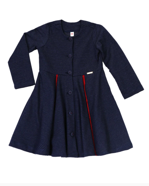 CASACO RECORTES MARINHO